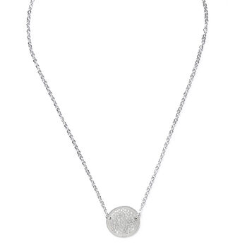 Silver Plated Filigree Disc Necklace, 2 of 9