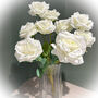 Faux Flowers Stems Bunched Roses, thumbnail 4 of 6