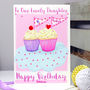 Personalised Cupcake Relation Birthday Card, thumbnail 1 of 10