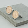 70th Or 80th Birthday Personalised Farthing Cufflinks, thumbnail 2 of 9