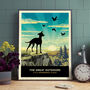 Scenic Greyhound, Whippet Or Lurcher Gift Print, thumbnail 3 of 8