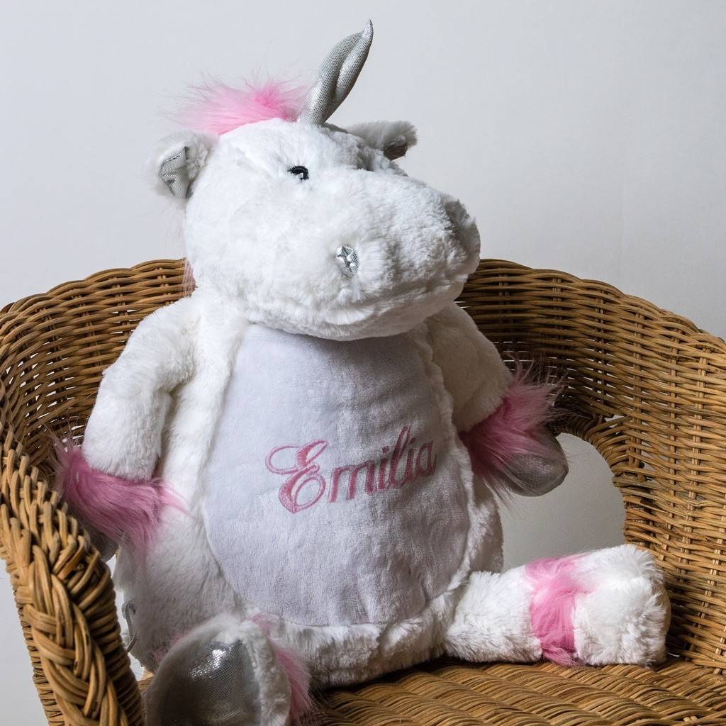 Personalised Soft Toy, Unicorn By Able Labels | notonthehighstreet.com