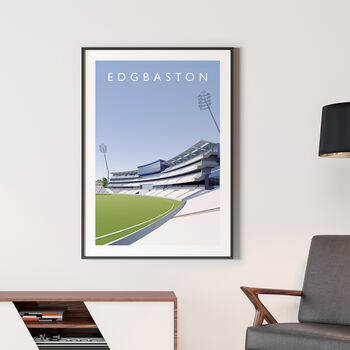 Edgbaston Cricket Poster, 4 of 8