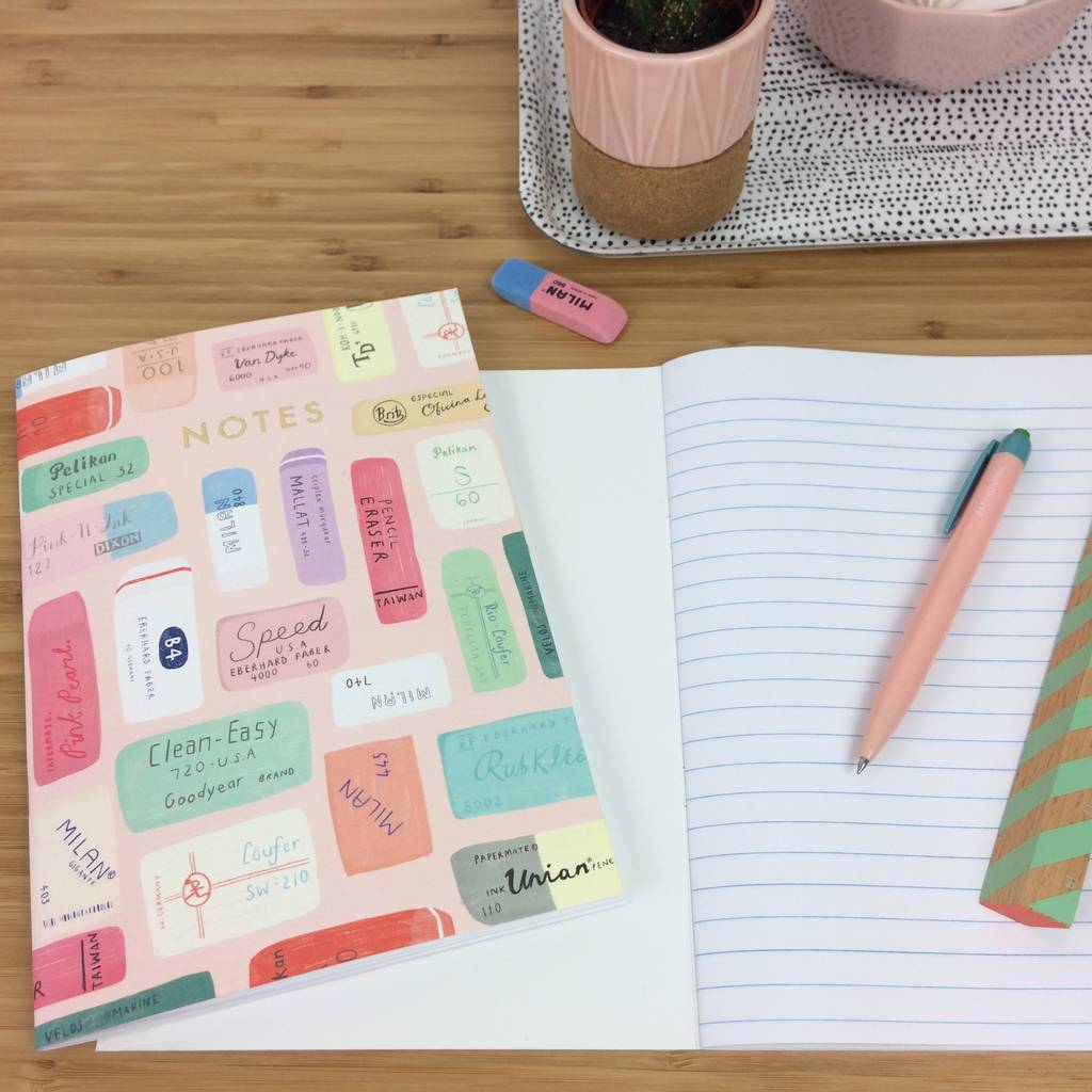 Erasers Notebook By Kayleigh O'mara