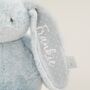 Personalised Blue Bunny Soft Toy, thumbnail 4 of 5