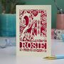 Personalised 21st Birthday Card Papercut Woodland Design, thumbnail 1 of 8