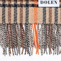 Oversized Cashmere Scarf Amber Mixed, thumbnail 3 of 3