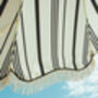 Vintage Black Stripe Beach Parasol, thumbnail 4 of 4