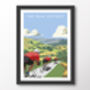 Peak District Cycling Poster, thumbnail 8 of 8