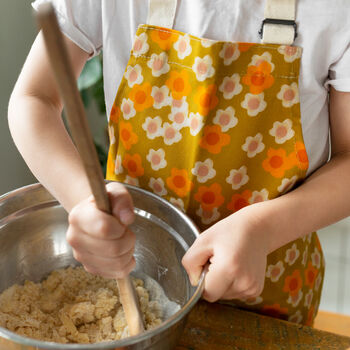 Retro Floral Childrens Apron, 3 of 12