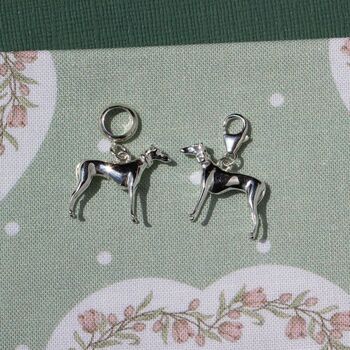 Greyhound Charm Sterling Silver, 2 of 10