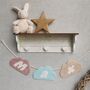 Cloud Shaped Garland In Pastel Pink, Blue And Beige, thumbnail 7 of 12