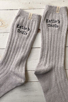 Personalised Uncle Socks, 4 of 5