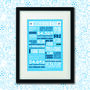 Manchester City Football Club Personalised Print, thumbnail 1 of 5