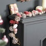 Heather Pink Pine Cone Christmas Garland, thumbnail 1 of 6