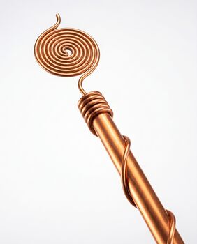 Copper Spiral Plant Support Stake, 6 of 9