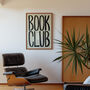 Book Club Typography Bold Wall Art Print, thumbnail 4 of 12