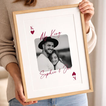 Custom Playing Card Print Valentine And Anniversary Gift, 5 of 11