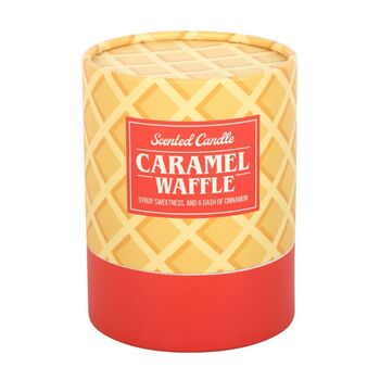 Caramel Waffle Scented Candle Gift, 4 of 4
