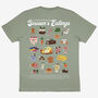 Season's Eatings Graphic Christmas T Shirt In Pistachio, thumbnail 1 of 2