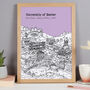 Personalised Exeter Graduation Gift Print, thumbnail 8 of 9