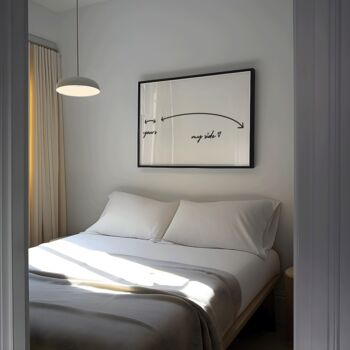 His And Hers Bedroom Print, 4 of 6