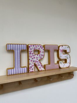 Pink Corduroy Trimmed Letters, 3 of 3