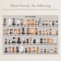 Personalised Family Portrait Print With Pet, thumbnail 5 of 6