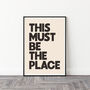 Typographic Colourful This Must Be The Place Print, thumbnail 3 of 5