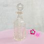 Vintage Decorative Cut Glass Crystal Perfume Bottle ~ 34, thumbnail 1 of 6