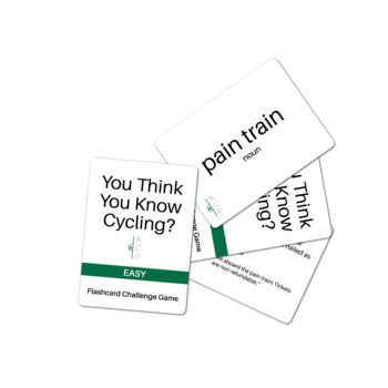 You Think You Know Cycling Easy, 3 of 4