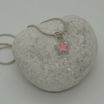 'Unwrap A Card' Glass Filled Star Necklace, 5 of 12