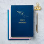 Personalised Gold Foil A5 Travel Notebook, thumbnail 4 of 7