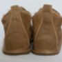 Sheepskin Slippers Camel 100% Hand Crafted Hard Sole, thumbnail 4 of 4