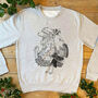 Christmas Turkey And Bear Jumper Unisex, thumbnail 3 of 5