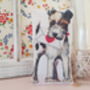 Fox Terrier Dog Fragranced Gift Sachet, thumbnail 5 of 5