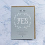 'Yes' Engagement Card, thumbnail 2 of 4