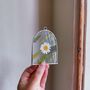 Pressed Daisy And Fern Glass Flower Frame, thumbnail 1 of 3