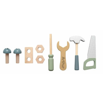 Personalised Wooden Tools Belt Toy, 4 of 5