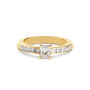 18ct Yellow Gold And 0.45ct White Diamond Ring, thumbnail 2 of 3