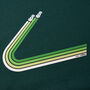Racing Lines Dark Green Motorsport T Shirt, thumbnail 5 of 7