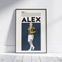 Alexsandro De Souza Fenerbahce Football Poster, thumbnail 1 of 6