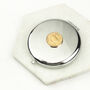 Personalised 80th Or 70th Birthday Farthing Coin Compact Mirror, thumbnail 6 of 7