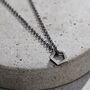 Men's Mini Geometric Necklace, thumbnail 6 of 9