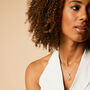 Solar Plexus Chakra Citrine Sterling Silver Necklace, thumbnail 2 of 11