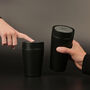 Circular And Co Travel Mug Made From Recycled Stainless Steel 12oz Ink Black, thumbnail 6 of 8