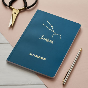 Personalised Star Sign Constellation Notebook, 12 of 12