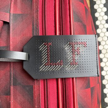 Stitch Your Own Design Luggage Tag Vegan Leather, 12 of 12