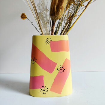 Hand Painted Ceramic Vase, 2 of 2