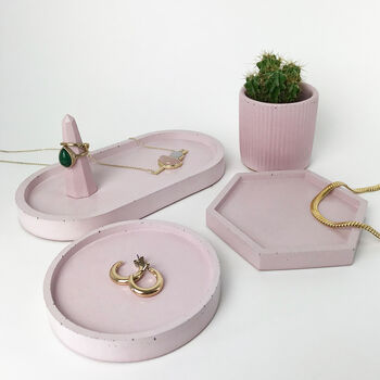 Pink Concrete Ring Holder, 3 of 4